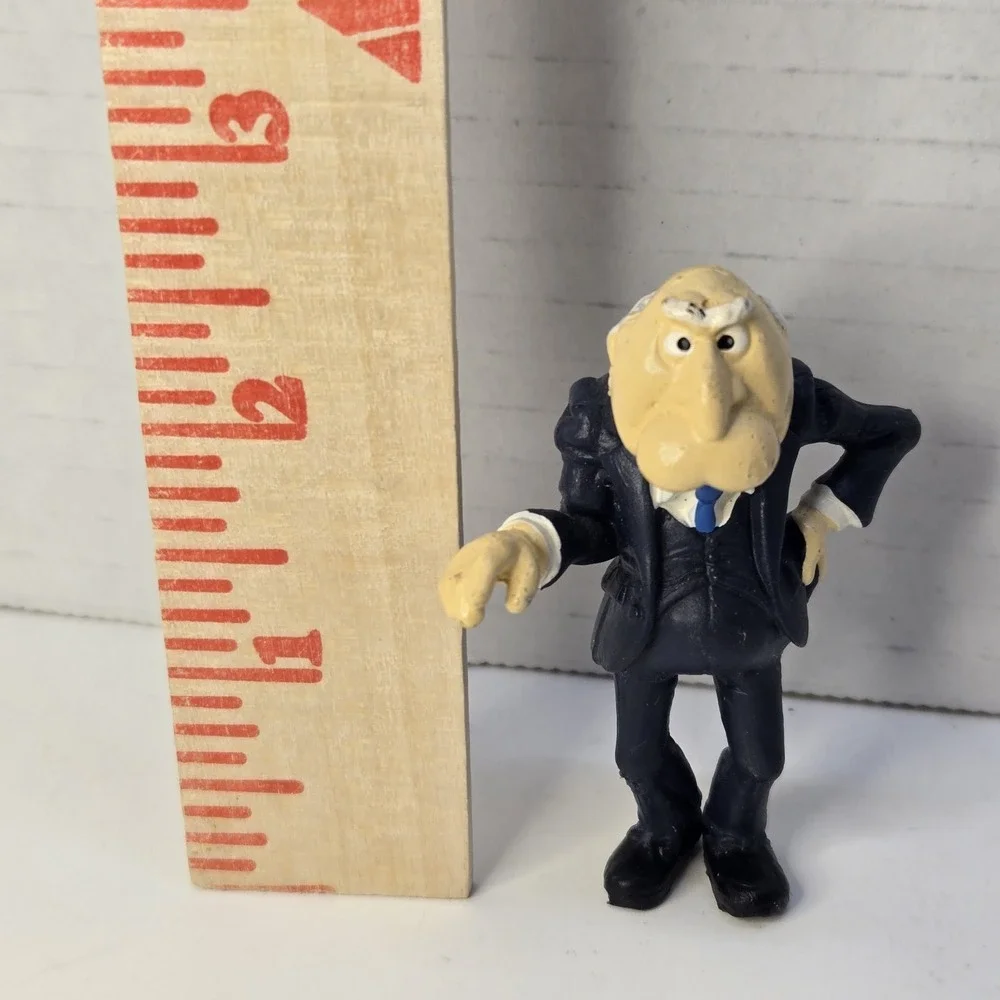 STATLER- RARE Mini PVC figure Muppet Show Schleich 1970s Jim Henson Muppets 1978